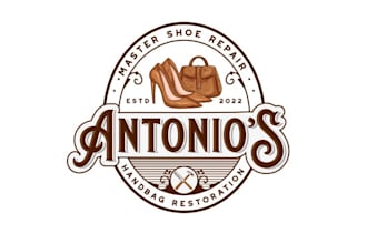 design awesome vintage shoe cobbler logo
