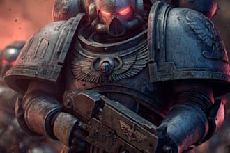 create warhammer 40k art