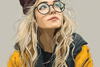draw your photo vactor cartoon portraits,cartoon caracture