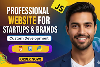 build a professional website for startups and brands