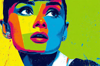 make your photo into wpap pop art portrait asap