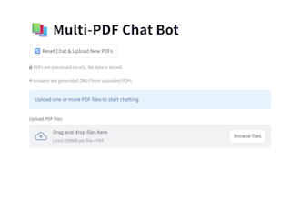 build ai chatbot that answers questions from multiple PDF documents