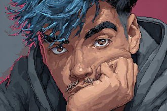 draw custom pixel and illustration arts