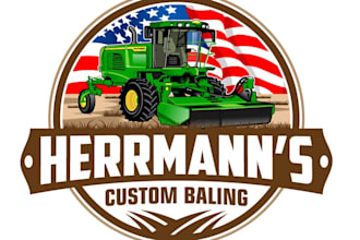 create a creative tractor logo design in short time