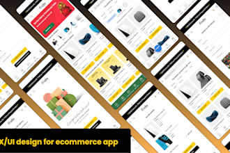 design the UI for upto 20 mobile screens