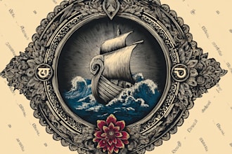 illustrate and design your next viking tattoo