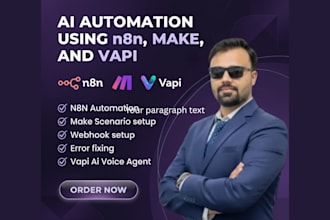 design n8n make zapier automations vapi ai agents retail ai