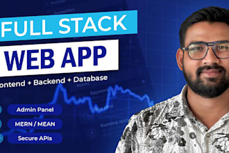 complete fullstack web app development