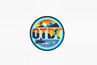 design tour travel adventure resort logo
