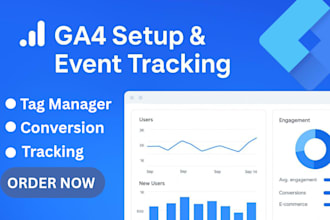 setup ga4 and GTM, conversion and fix tracking issues