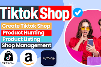 be tiktok shop expert and manage the shop do product listing
