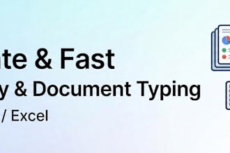 do accurate data entry, typing, and official document work