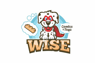 design a mascot premium animal dog pet grooming logo