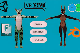 edit fix upload retexture vrchat avatar for PC and quest vtuber 3d model