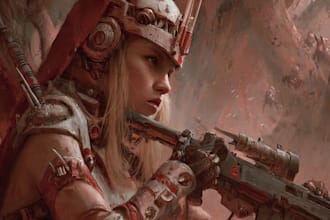 draw fantasy illustrations, concept art, and card game art
