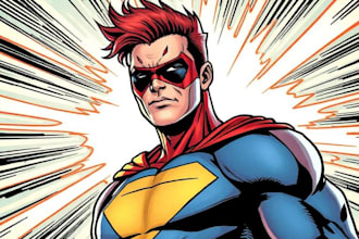 do superhero comic page superhero character for comics