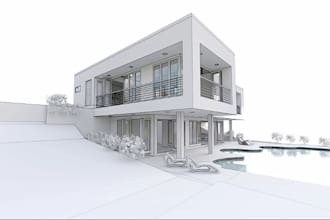 do 3d visualization 3d house rendering environment design in 3ds max