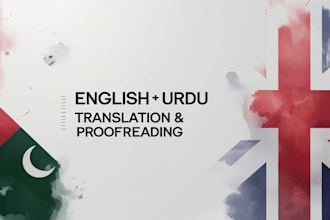provide certified english and urdu translation