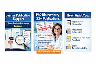 provide journal publication support and peer review response guidance