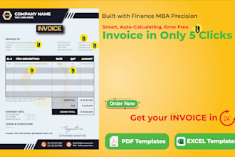 create fillable pdf invoices for small business