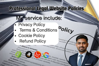 draft privacy policy and terms and conditions for you ecommerce