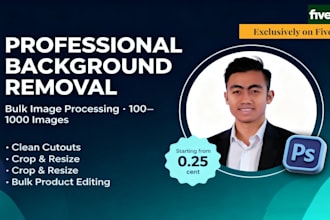 do professional background removal and bulk image editing