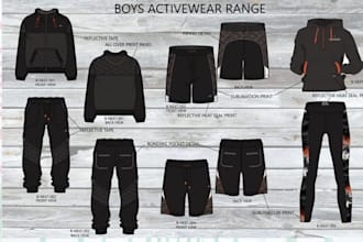 create factory ready fashion tech pack, garment specification for manufacturing