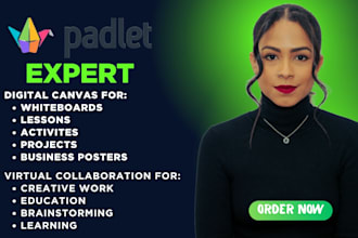 setup padlet, mural, and canva whiteboard for teaching and lessons