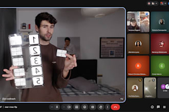 perform an online magic show