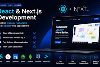 build a modern website with next js