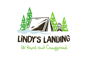 design super lindys landing minimalist logo