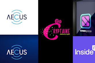 creation logo design for technology, tech, website, internet