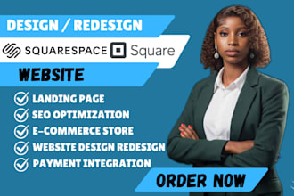 develop squarespace website design redesign integrate square online store