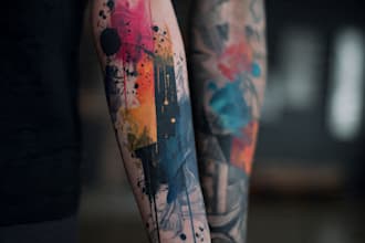 abstract or unique tattoo designs