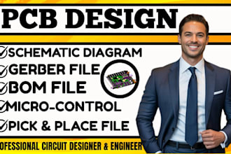 make pcb design and pcb gerber files and bom in altom schematics layout esp32