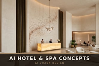 create ai interior design concepts for hospitality interiors