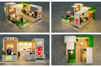 3d exhibition stand booth and trade show design