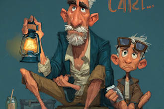 draw cartoons and caricatures