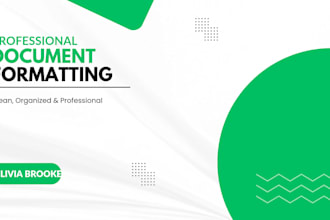 professionally format and edit your word documents