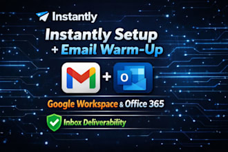 set up google workspace g suite domain email and instantly setup
