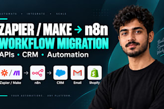 migrate zapier or make com automations to n8n