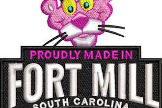 small text logo to dst,pes using wilcom embroidery digitizing software