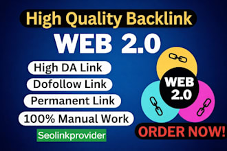 do 50 web 20 high quality back links