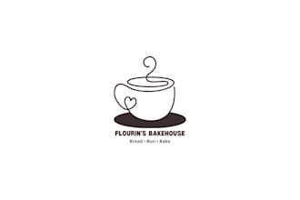 design a modern and clean logo using canva