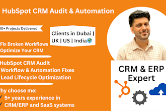audit, optimize, and fix your hubspot CRM, workflows, and automation
