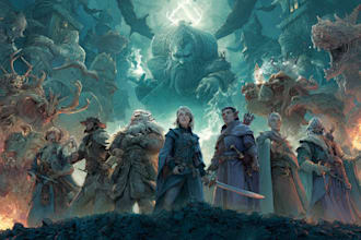 draw dnd character art illustration of dnd art