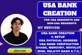 get you a USA physical address and a proof of address for USA bank creation