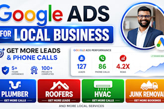 set up and optimize google ads ppc for local business