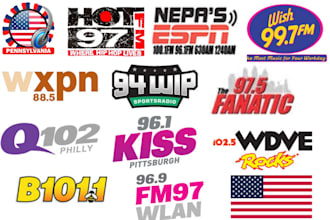play your music and promote on pennsylvania usa radio
