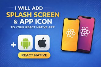 add splash screen and app icon to your react native app
